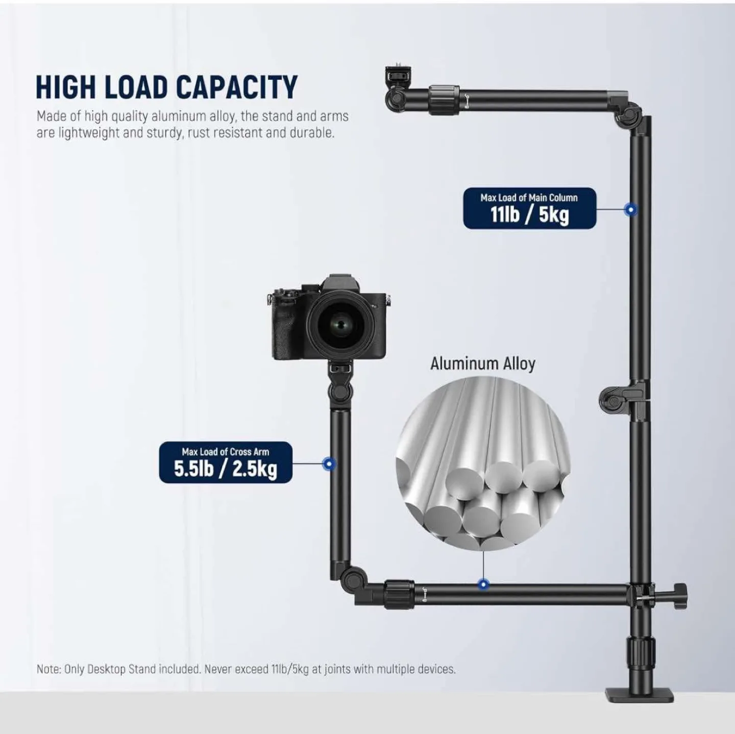Neewer Flexible Tripod with Adjustable Angles image indicator(10)