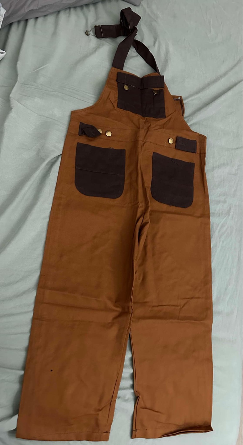 Brown Canvas Overalls - photo 2
