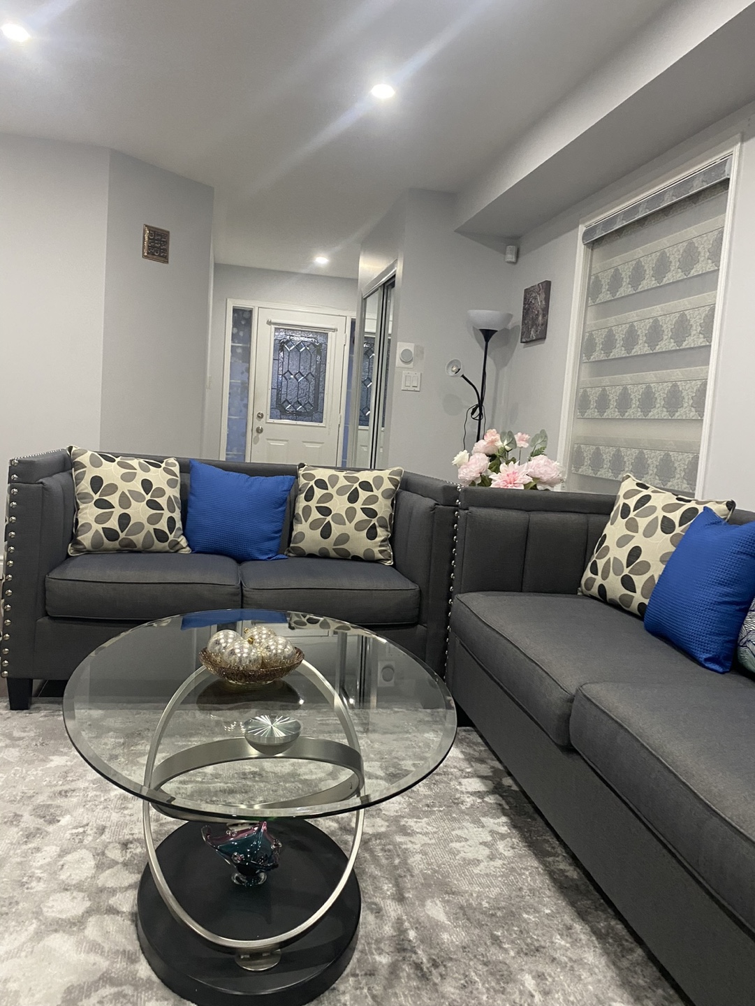 Modern Grey Sectional Sofa - photo 2