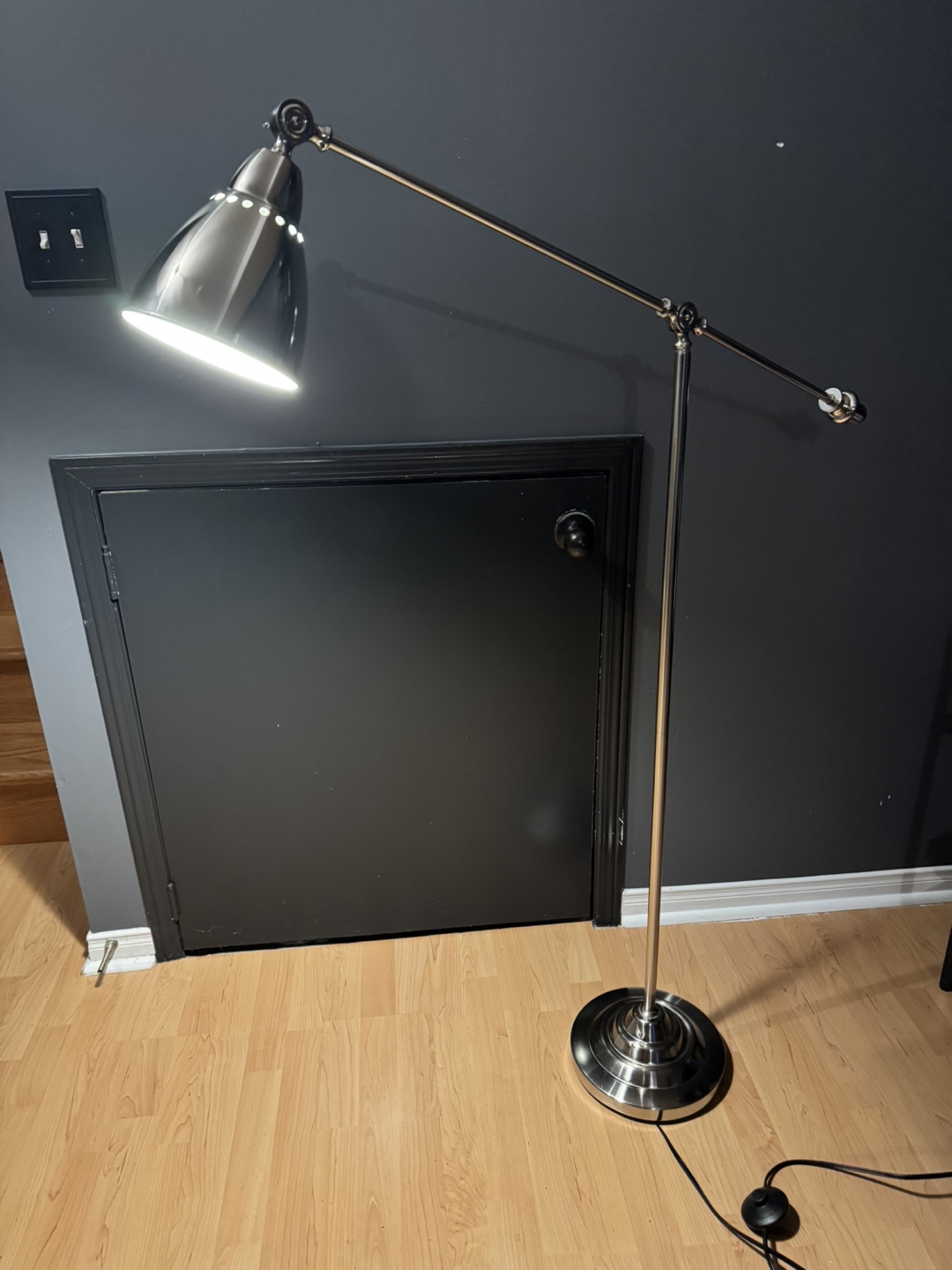 Floor Lamp - Chrome Finish