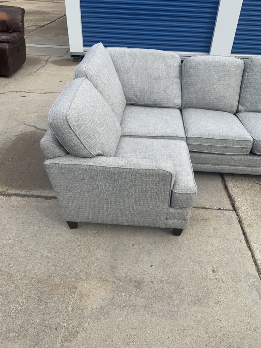 Gray Sectional Sofa - photo 4