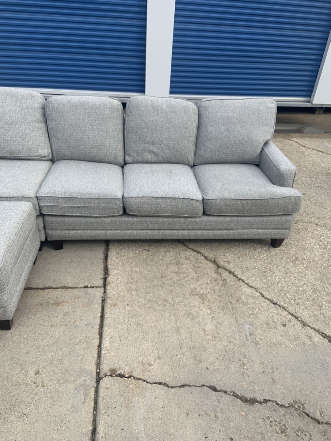 Gray Sectional Sofa - photo 3