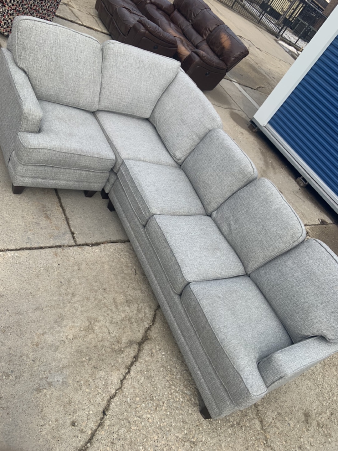 Gray Sectional Sofa - photo 2