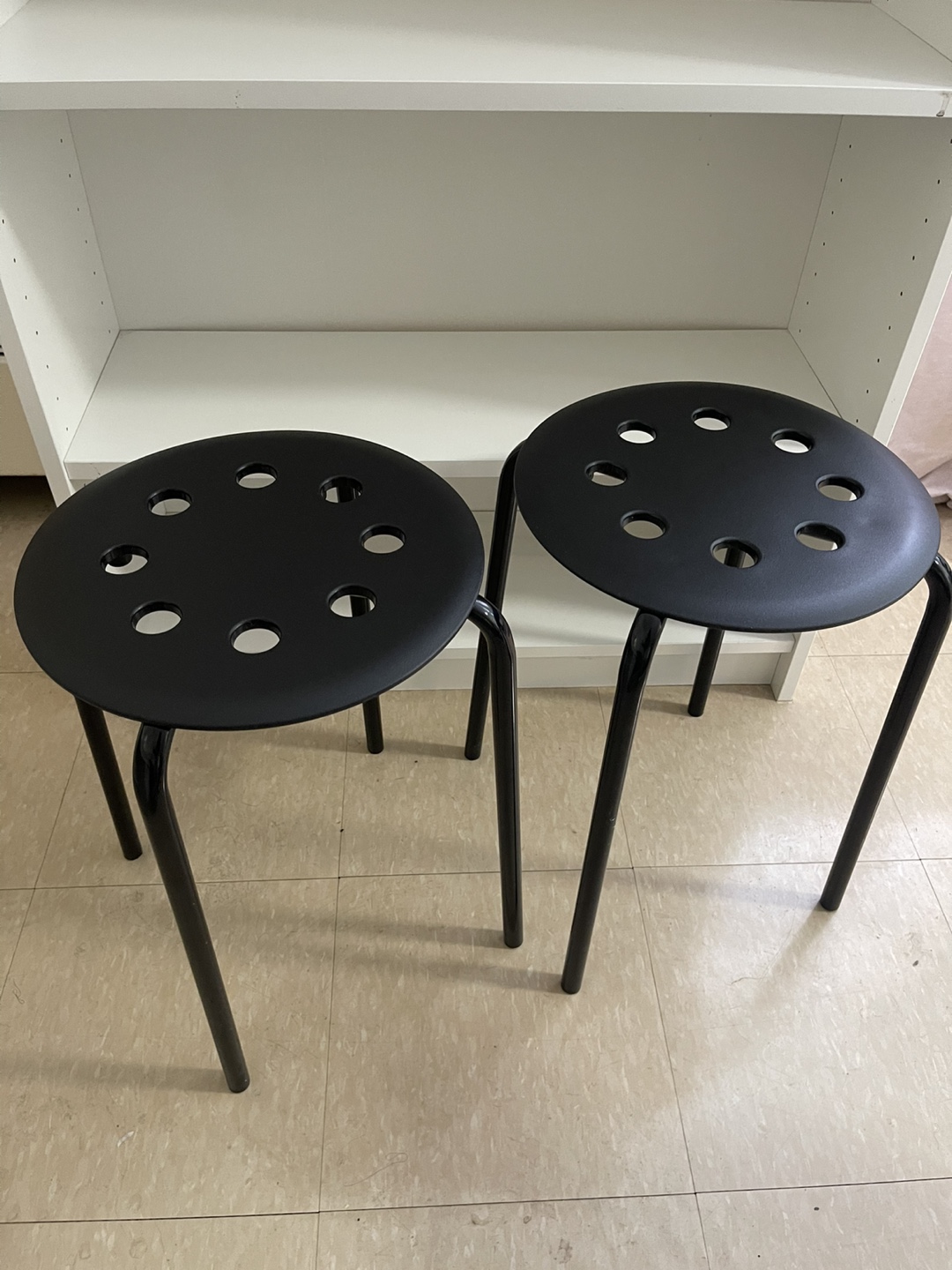 IKEA Pair of Black Stools