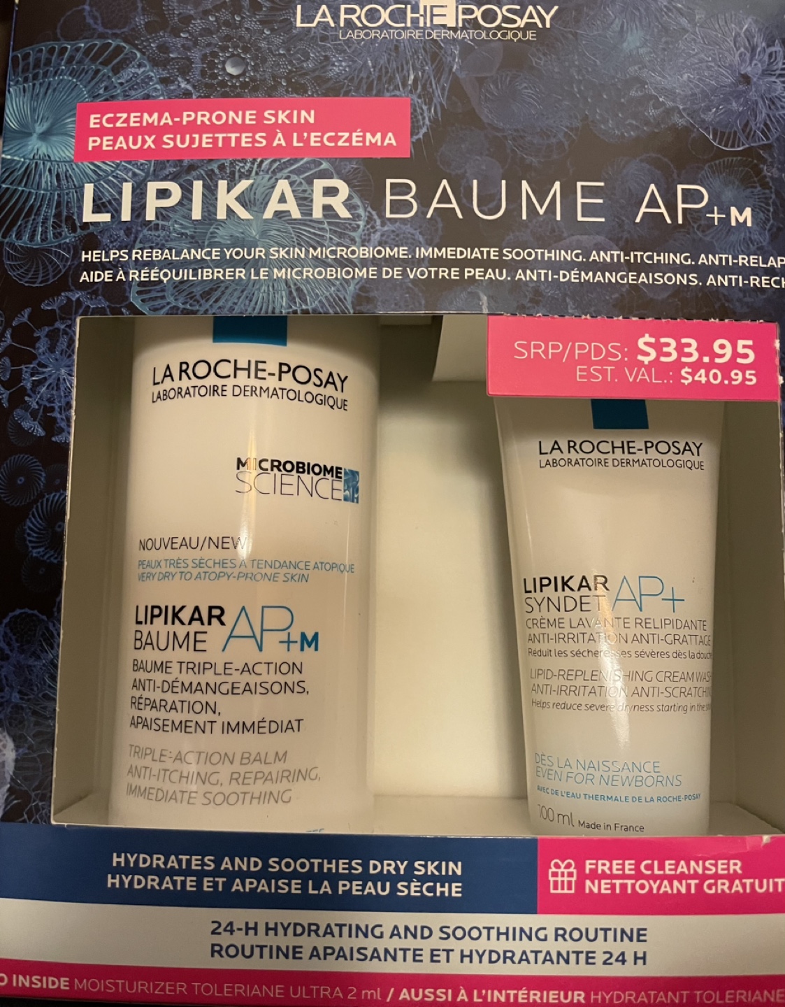 La Roche-Posay Lipikar Baume AP+M & Syndet AP+ Duo