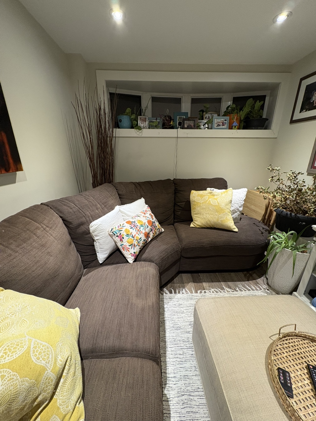 Brown Sectional Sofa - photo 5