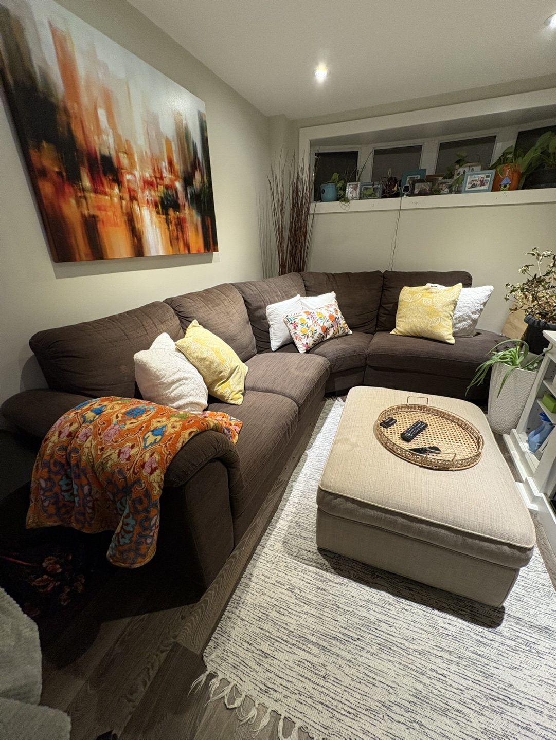 Brown Sectional Sofa - photo 4