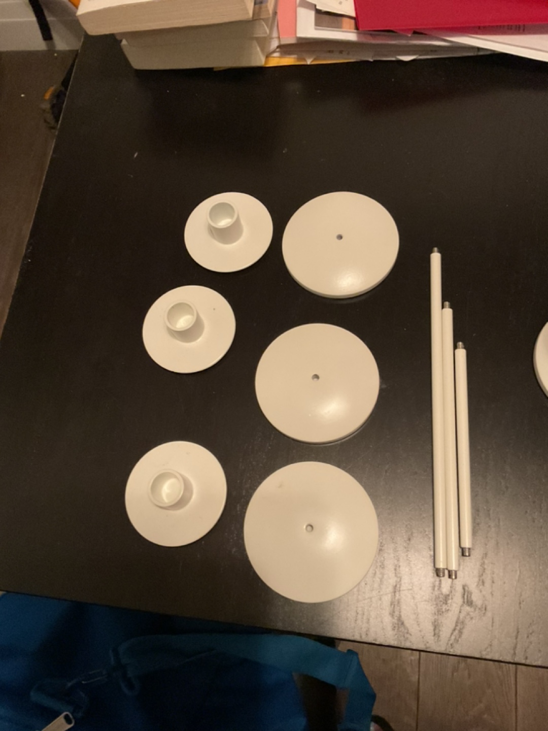 IKEA White Candle Holders - Set of 3 - photo 2