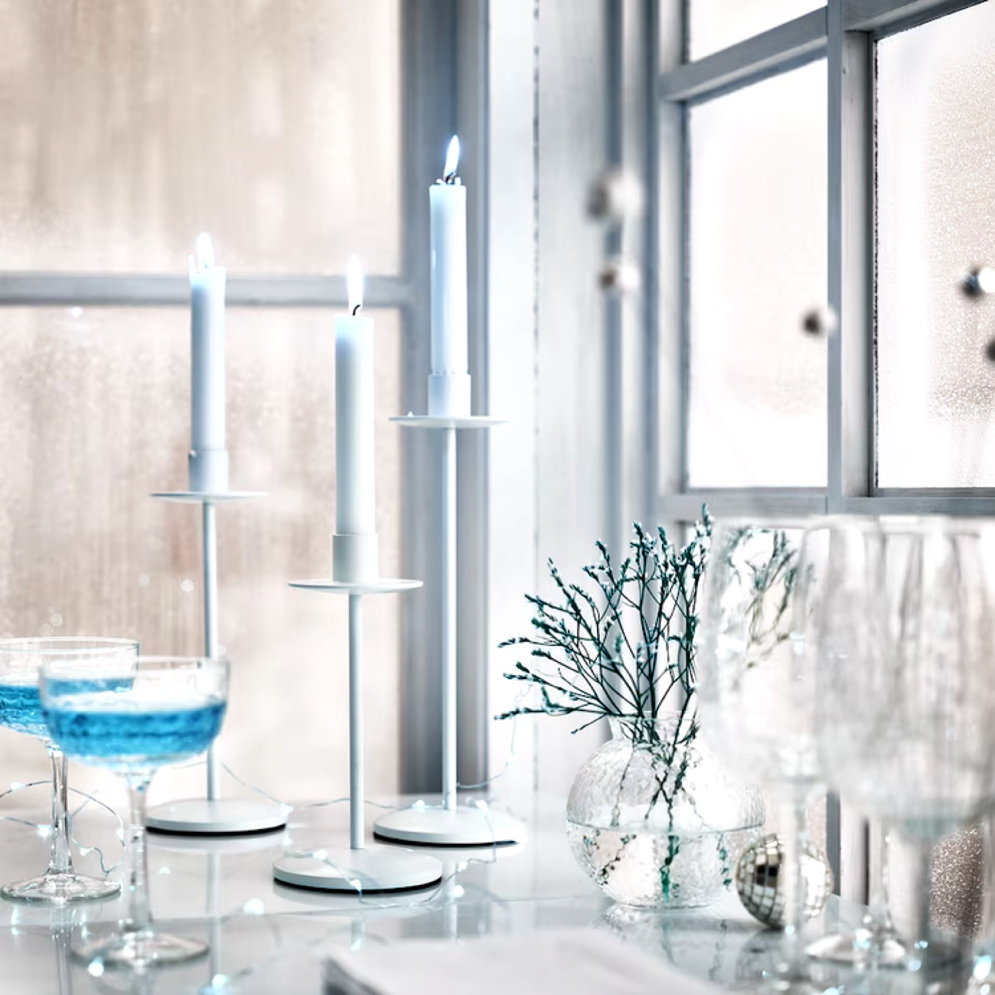 IKEA White Candle Holders - Set of 3 - photo 4