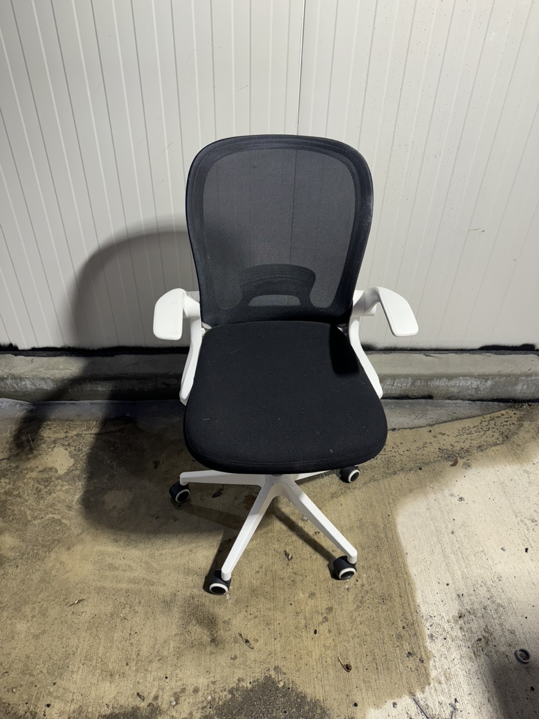 Black and White Mesh Office Chair