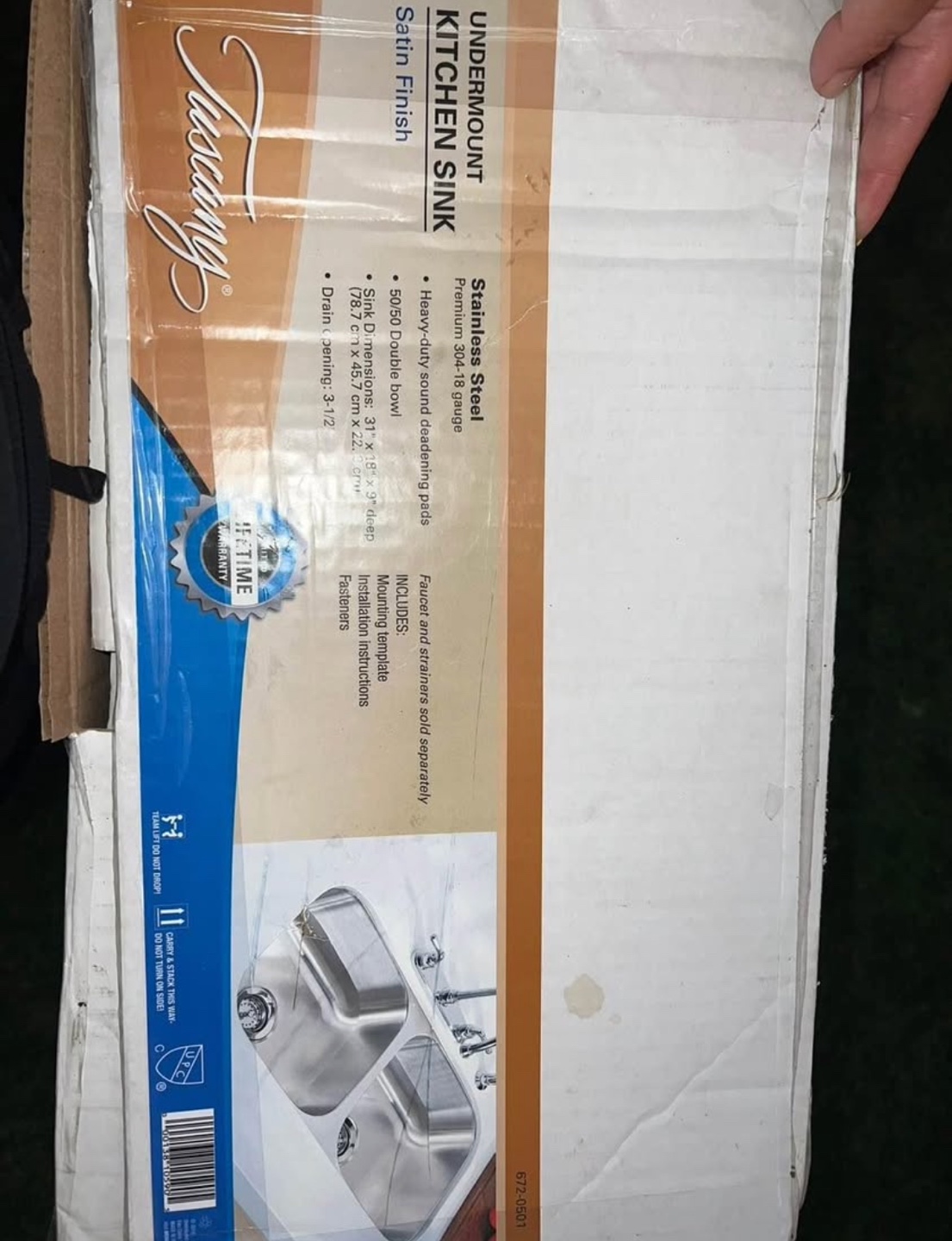 New! Tufting Stainless Steel Undermount Kitchen Sink - photo 2
