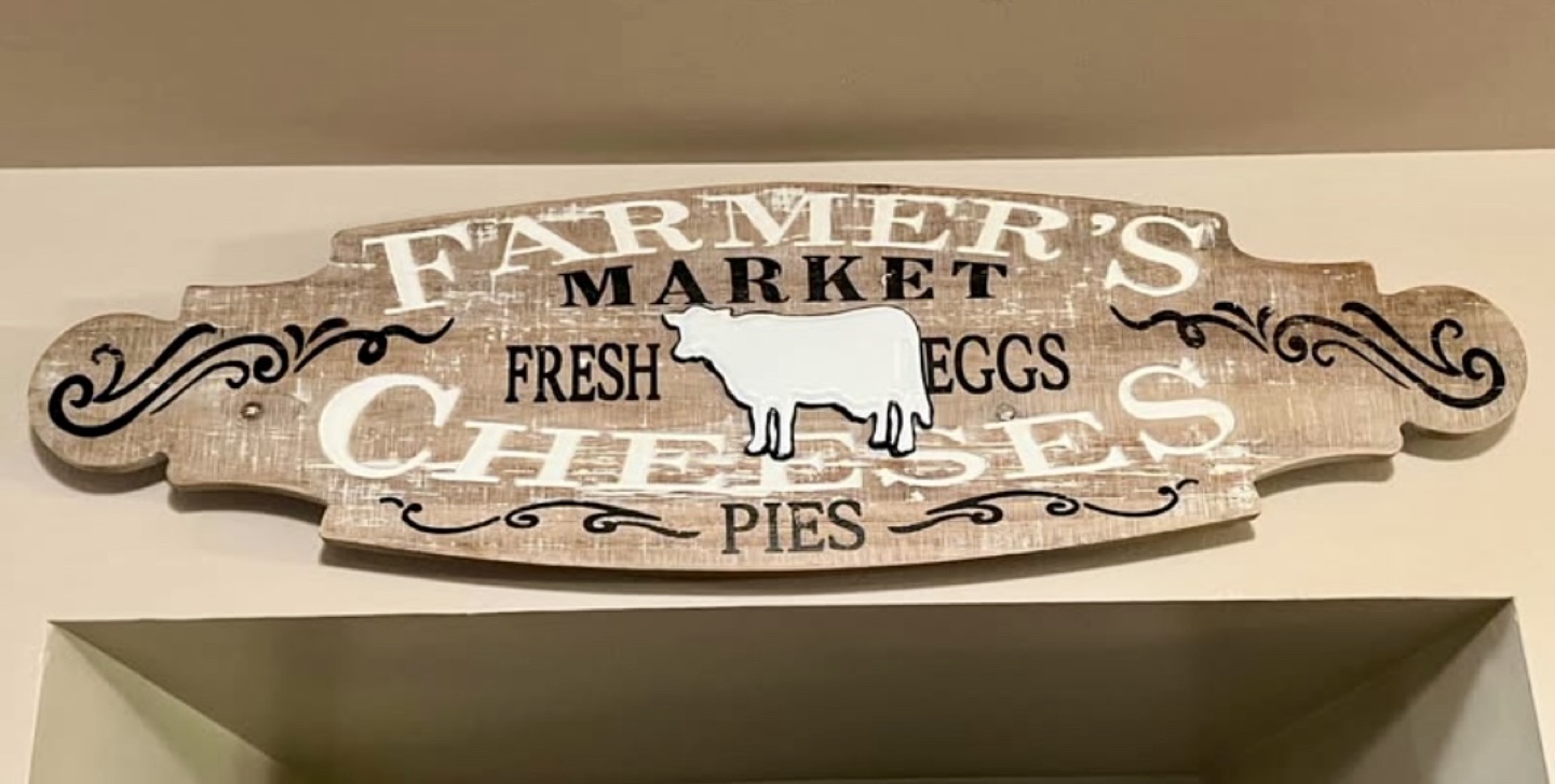 Farmer's Market Sign Farmhouse Decor