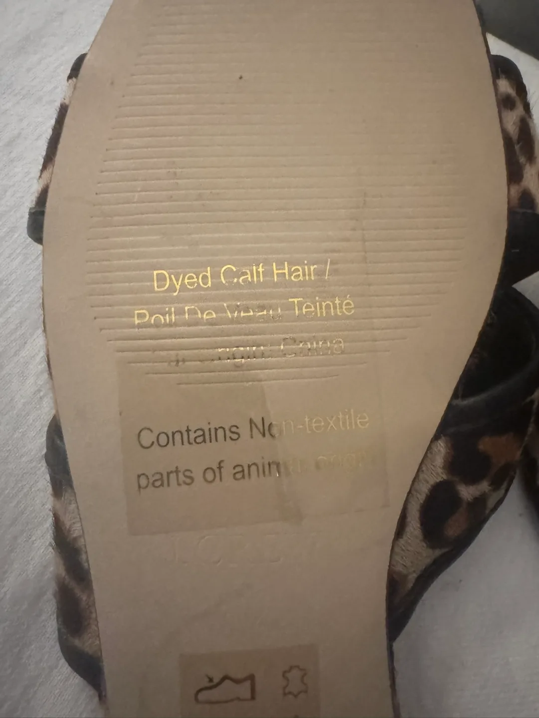 J.Crew Leopard Print Calf Hair Slides image indicator(4)