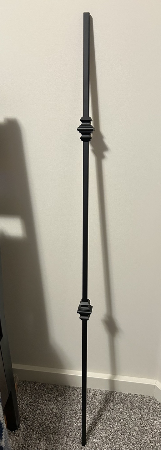 Black Metal Spindle