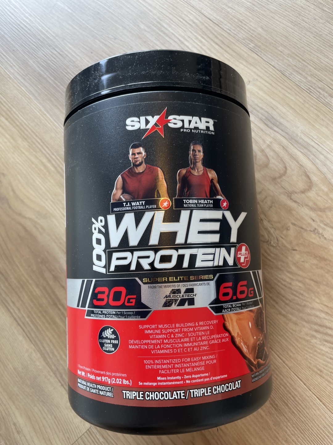 6 Star Pro 100% Whey Protein Powder -Chocolate & Vanilla Cream