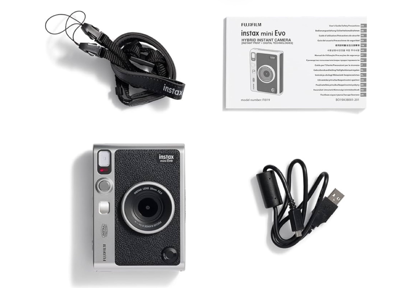 Fujifilm Instax Mini Evo Hybrid Instant Camera - Silver - photo 2
