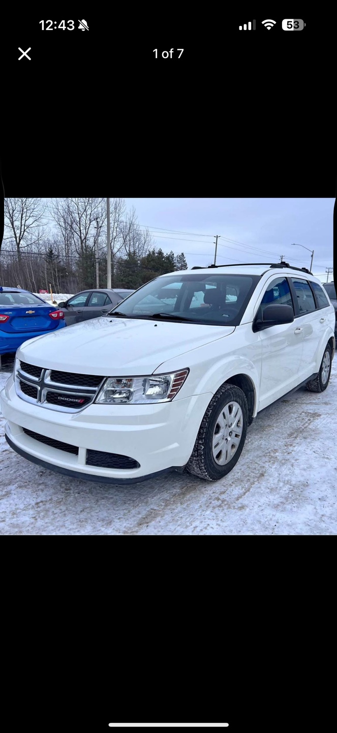 2016 Dodge Journey SUV White - Clean Title & Safty