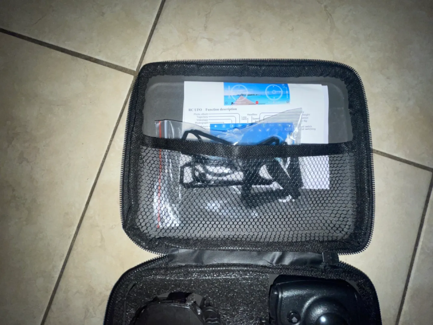 New - Black E99 Drone + Dual Cameras + 1 Battery image indicator(2)