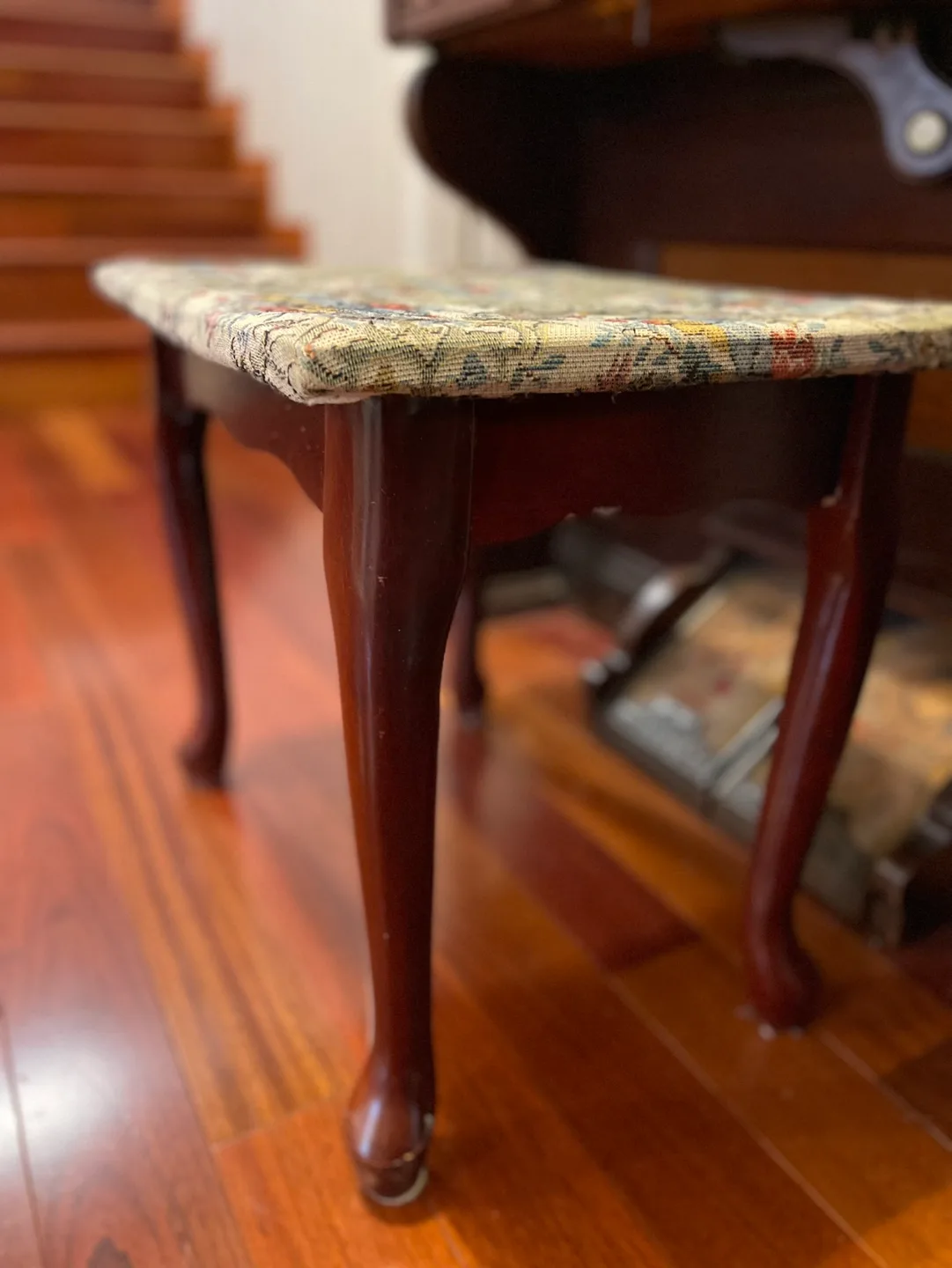 Vintage Piano Bench with Storage image indicator(3)