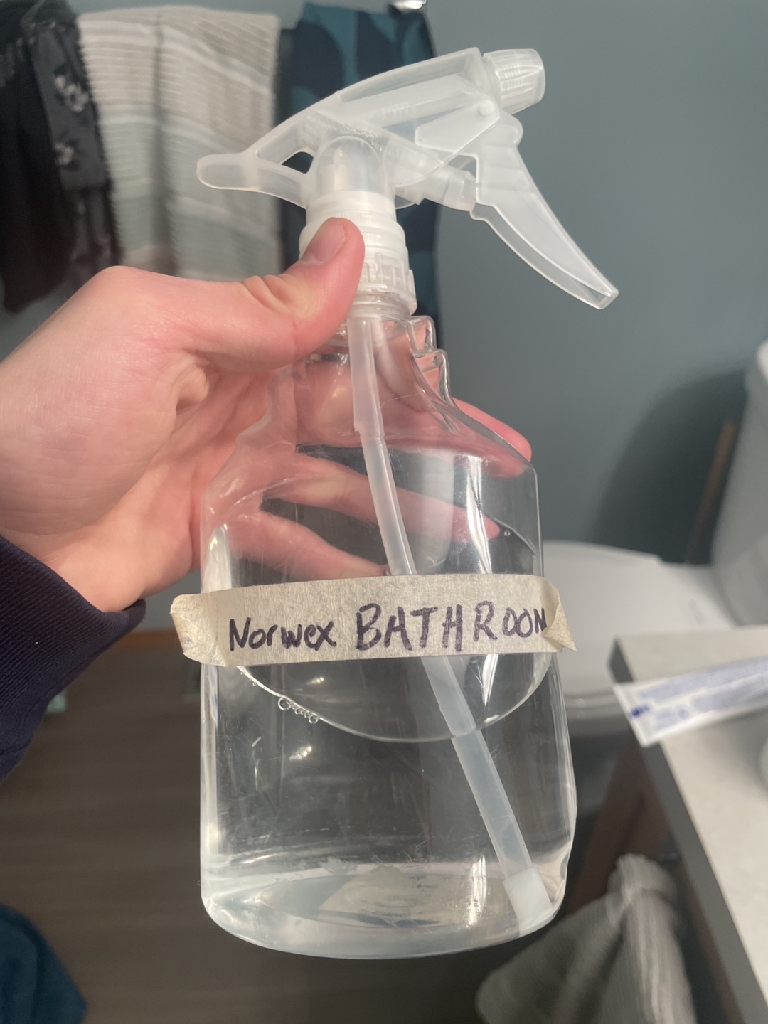 Norwex Bathroom Cleaner Spray Bottle #freecycle