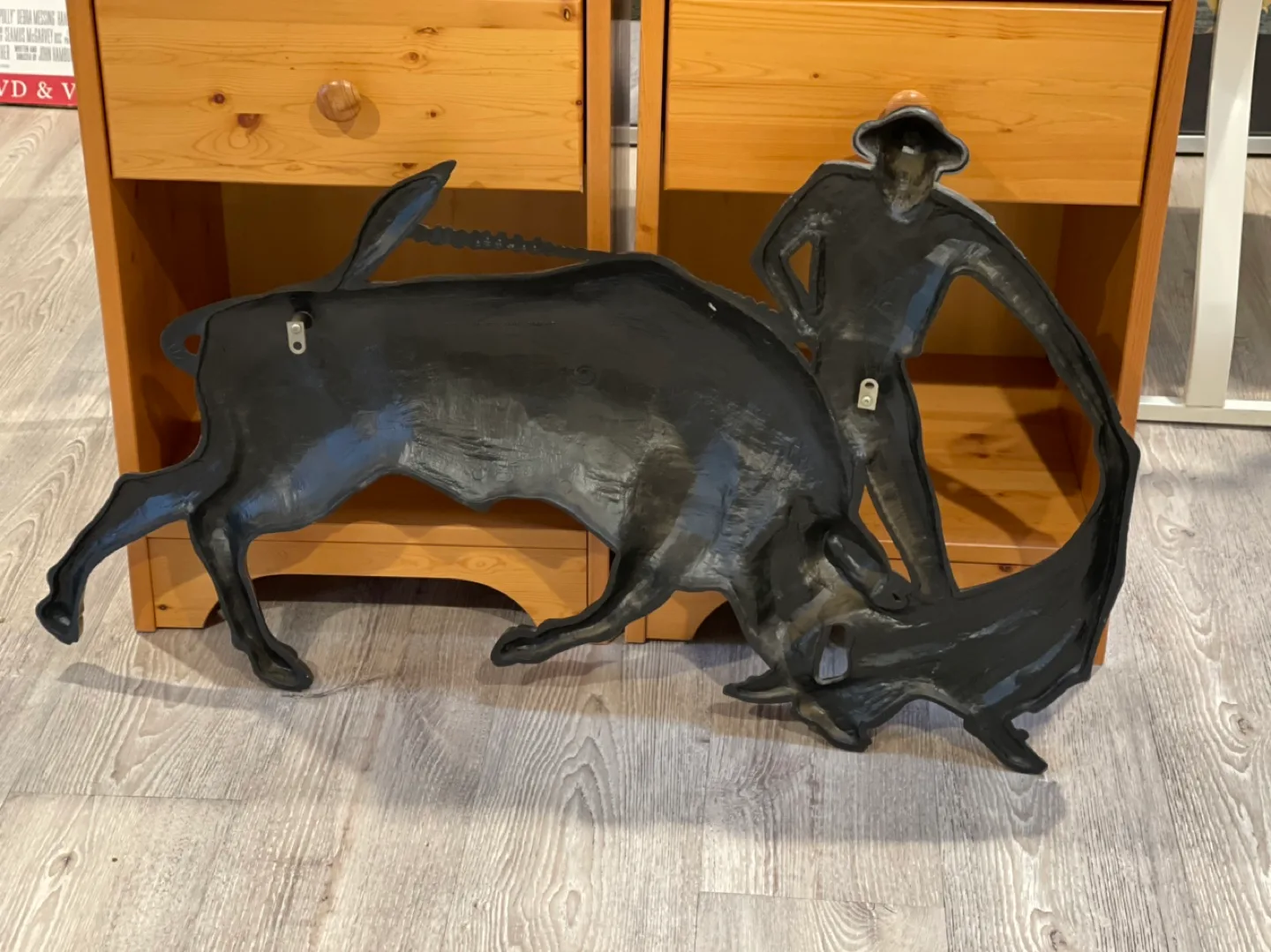 Vintage Matador and Bull Wall Decor image indicator(2)