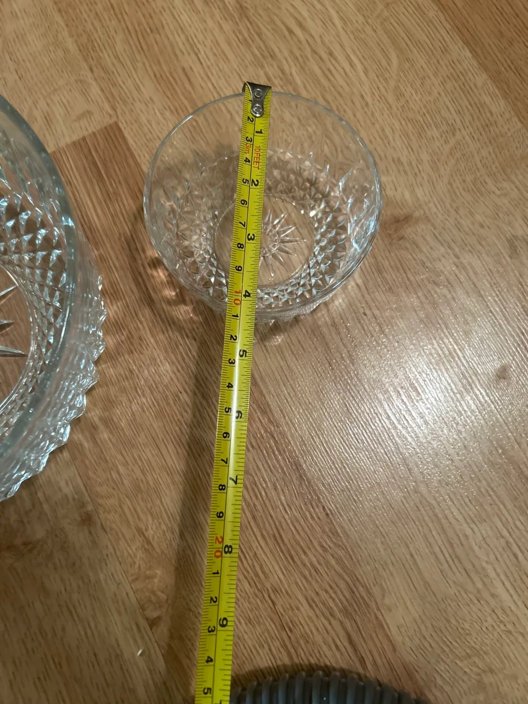French crystal Bowl and Candy Dish Set of 7 total thumbnail