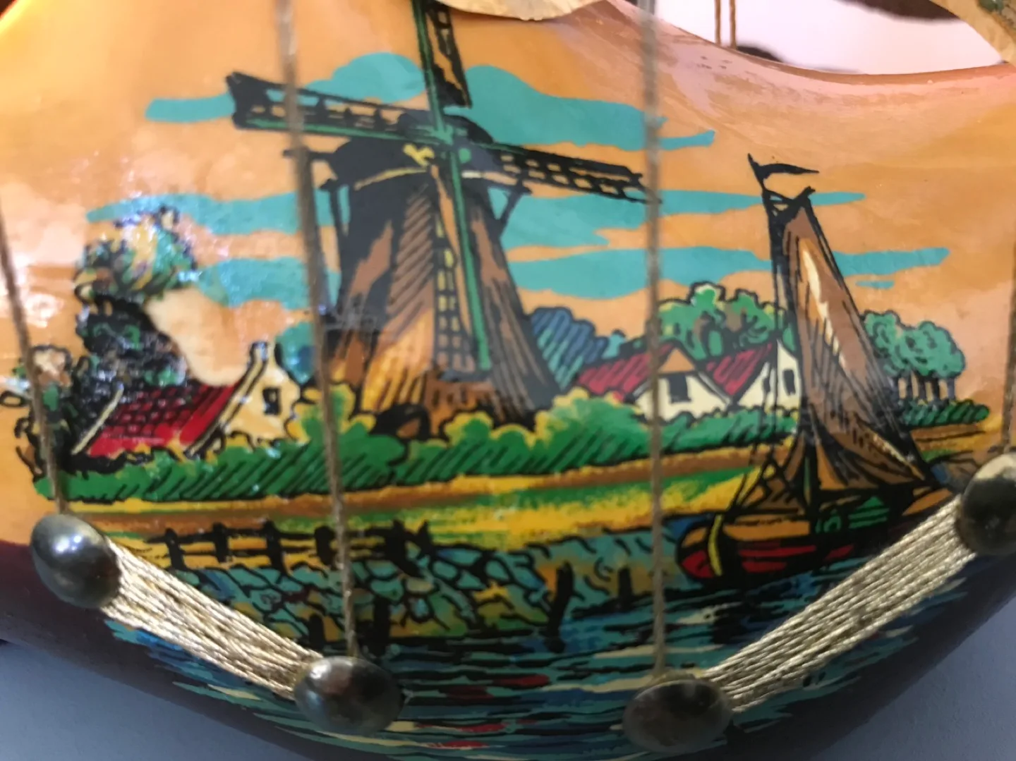 Wooden Clog Lamp, Dutch Design, Sailboat Theme image indicator(8)