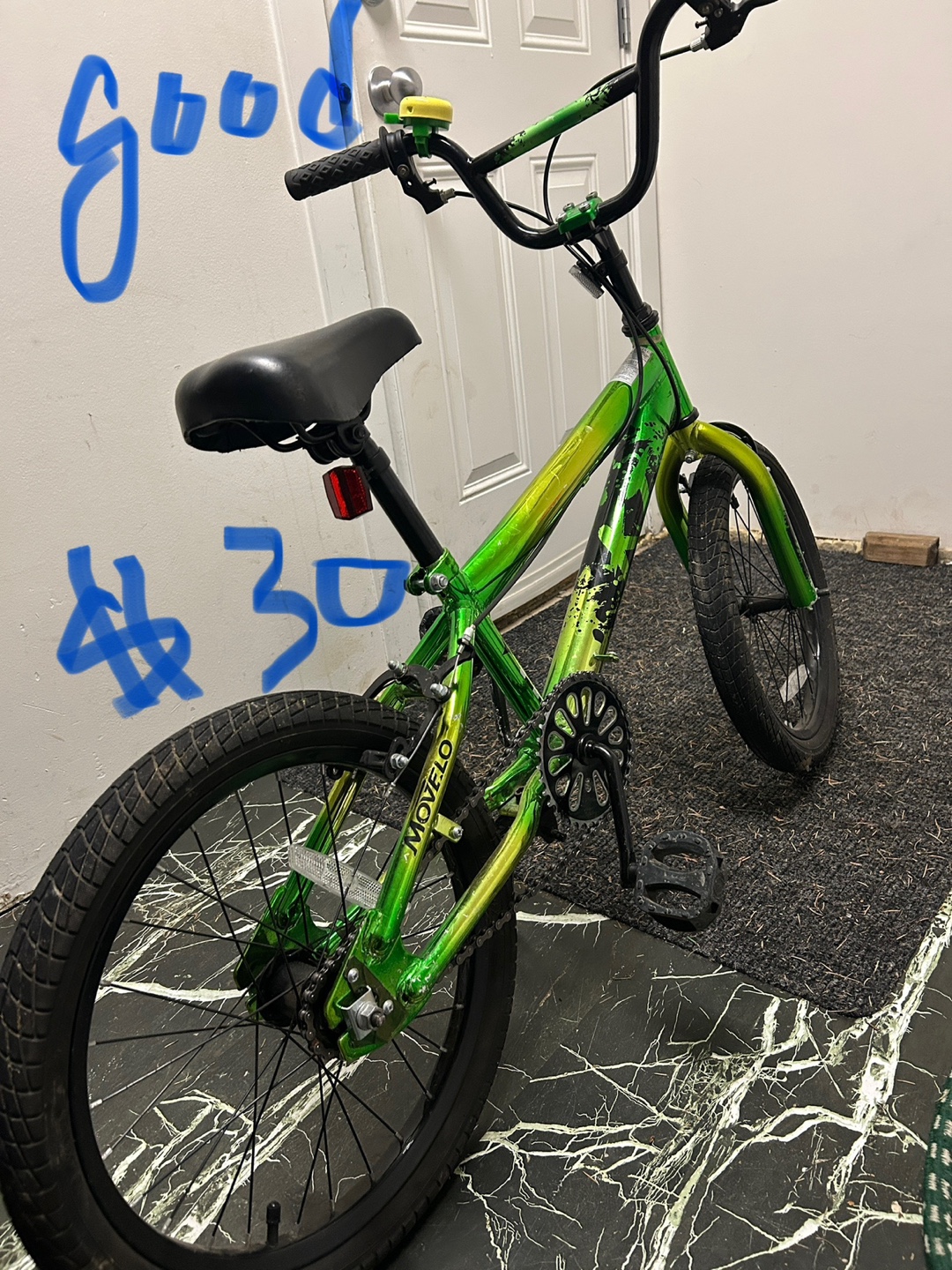Kids' Green BMX Bike