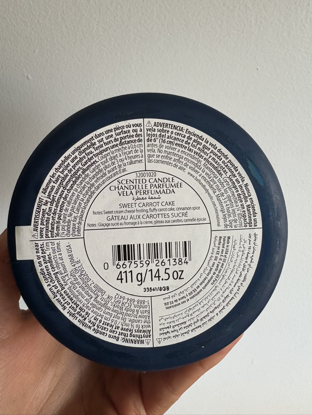 Bath & Body Works Sweet Carrot Cake Candle - photo 3
