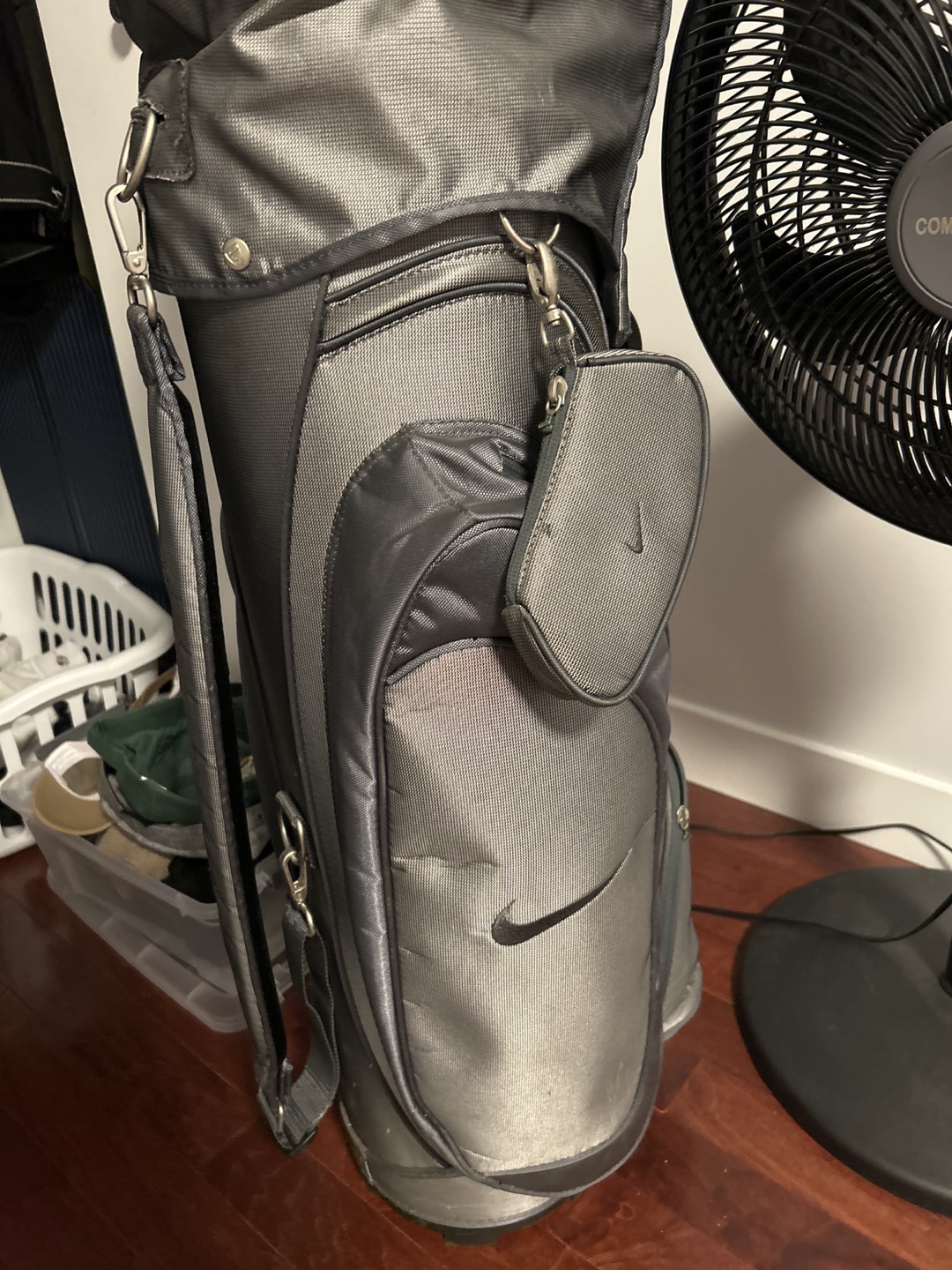 Golf bag with some clubs