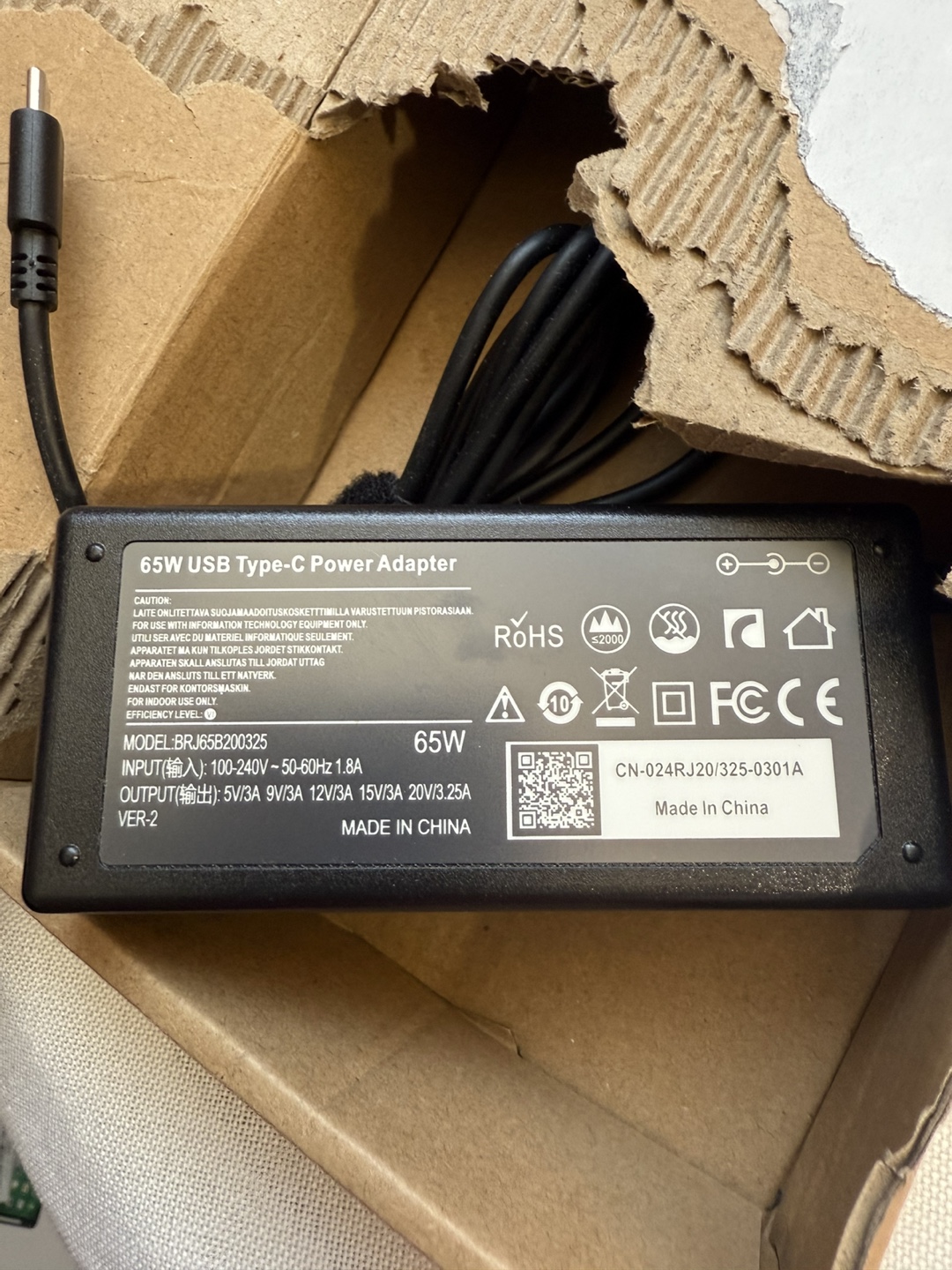 65W USB Type-C Power Adapter Charger - photo 4