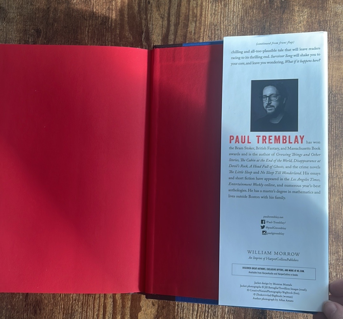 Survivor Song by Paul Tremblay - Hardcover Novel - photo 4