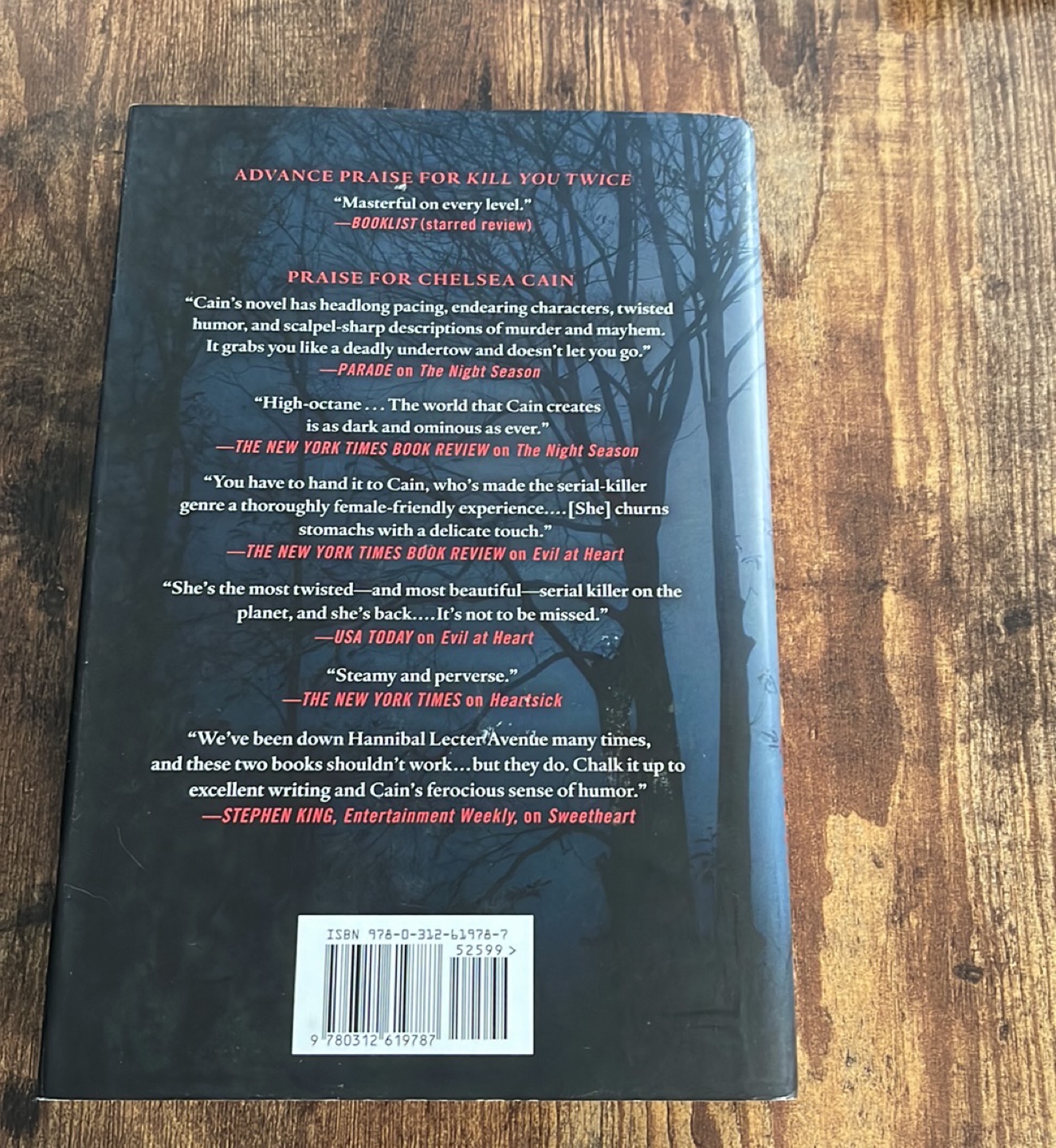 Kill You Twice by Chelsea Cain - Hardcover Book - photo 2