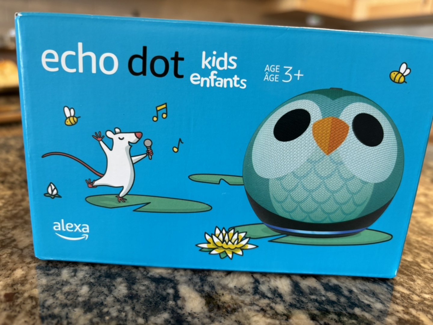 Amazon Echo Dot Kids Smart Speaker - Owl Design - photo 2