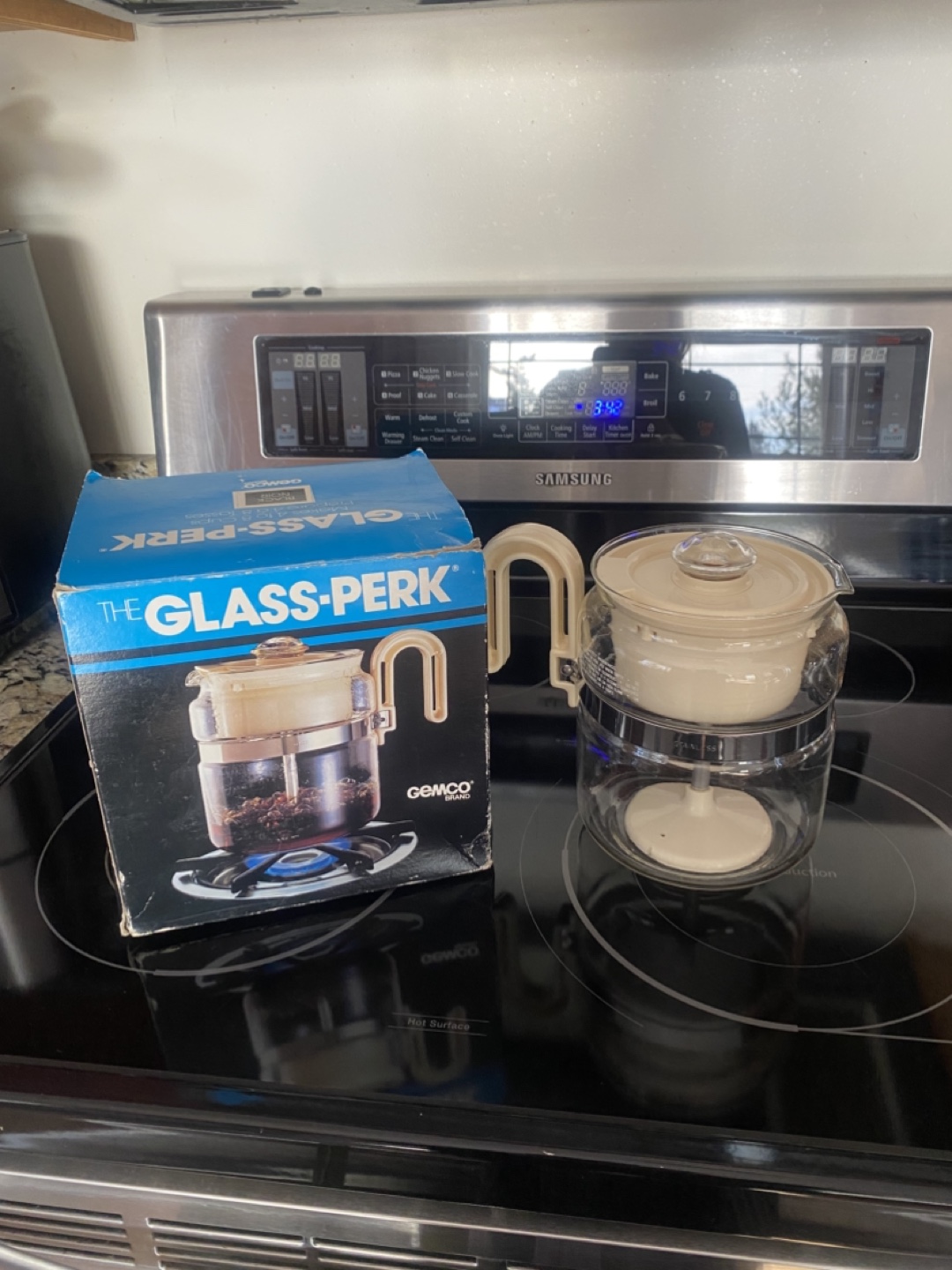 Vintage Glass-Perk Coffee Maker by Gemco - photo 5