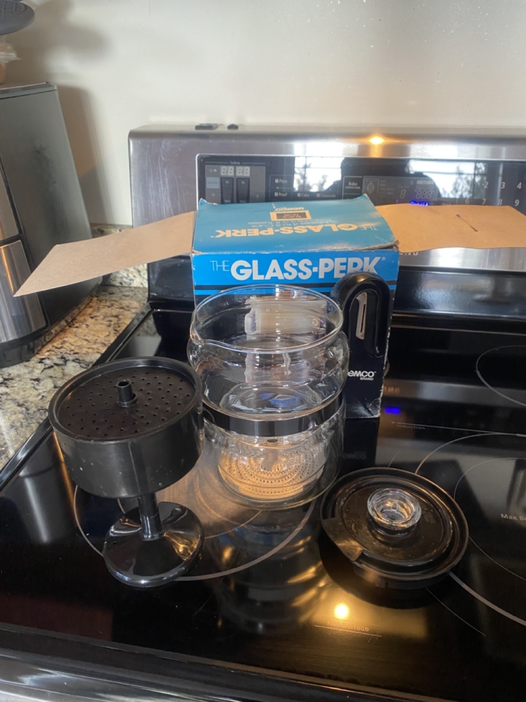 Vintage Glass-Perk Coffee Maker by Gemco - photo 2