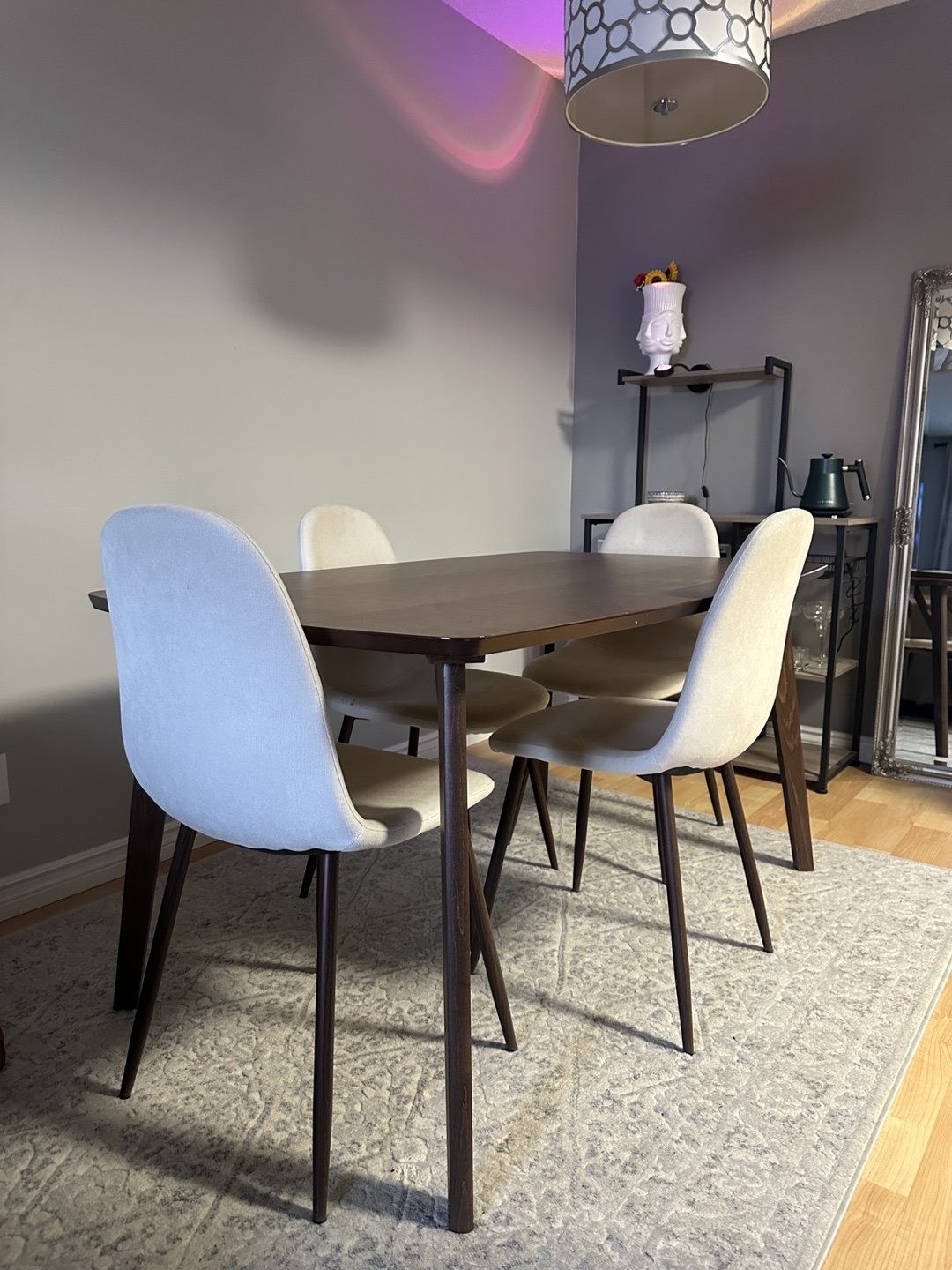 Dining Table Set with Four Chairs - photo 4