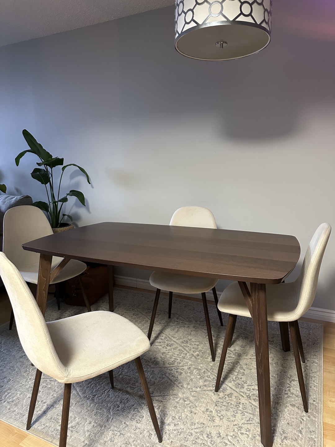 Dining Table Set with Four Chairs - photo 2