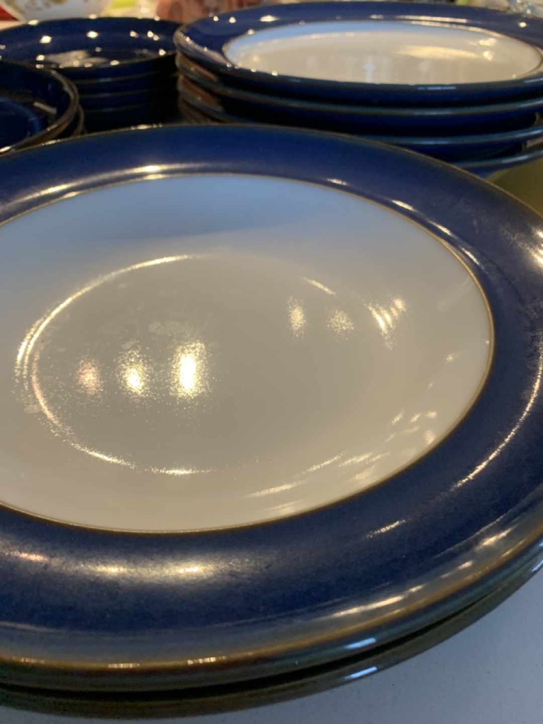 Denby Imperial Blue Dinnerware Set - photo 2