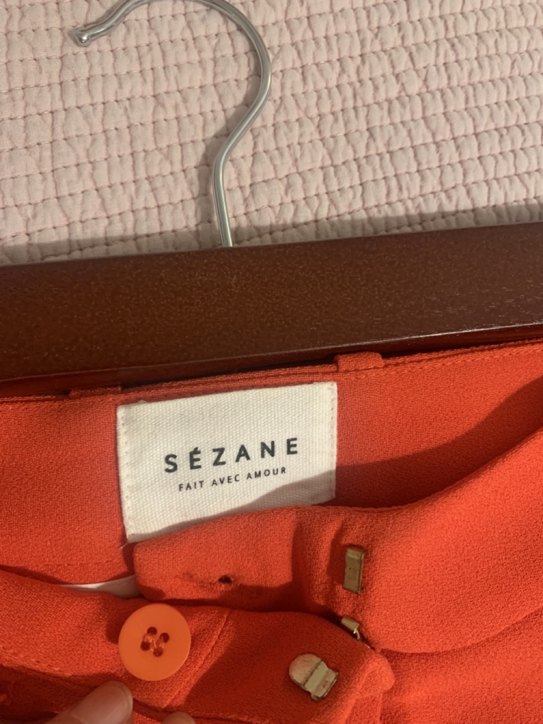 SÉZANE Orange Trousers - photo 2
