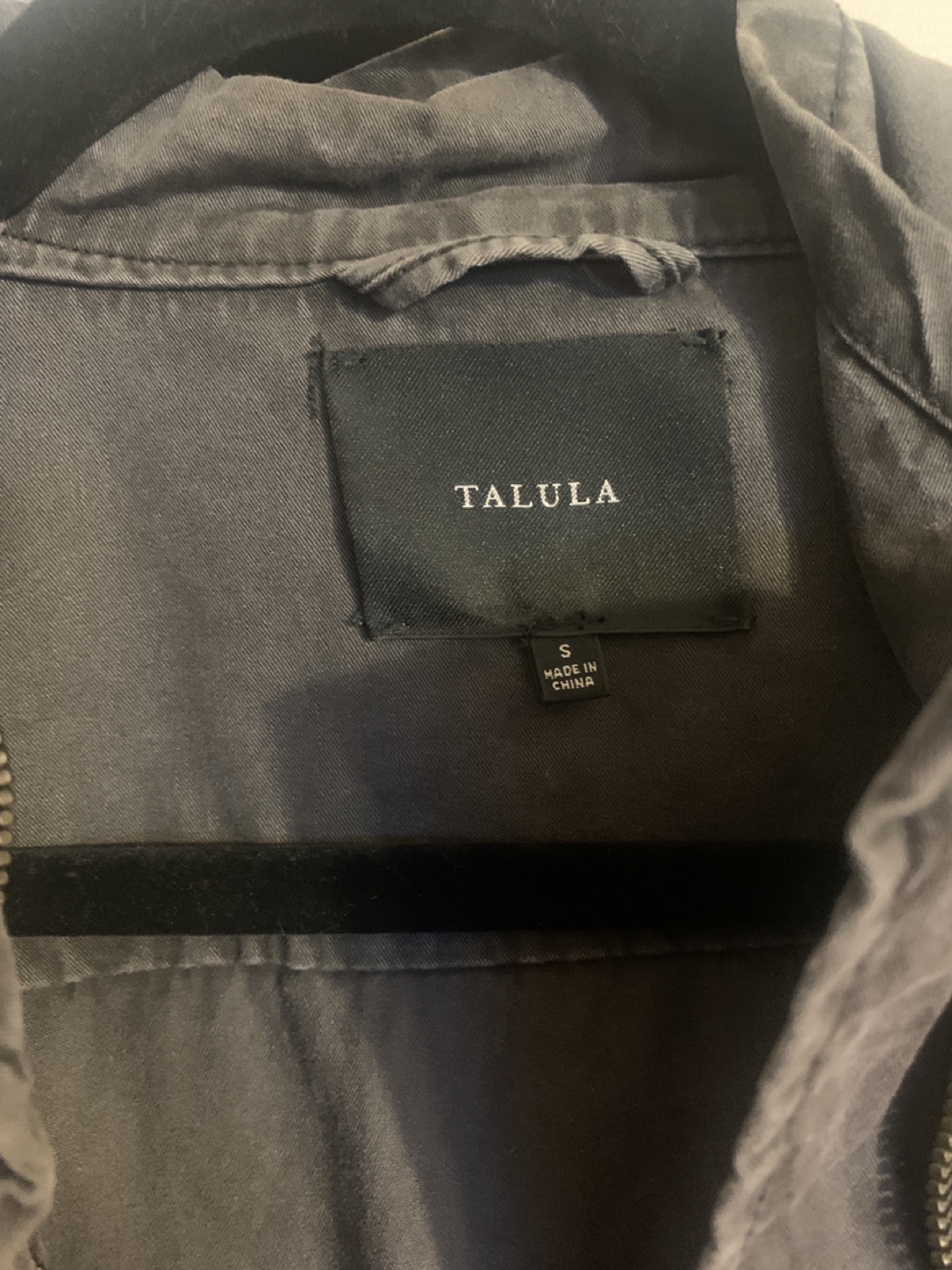 Talula Grey Utility Jacket Size Small - photo 2