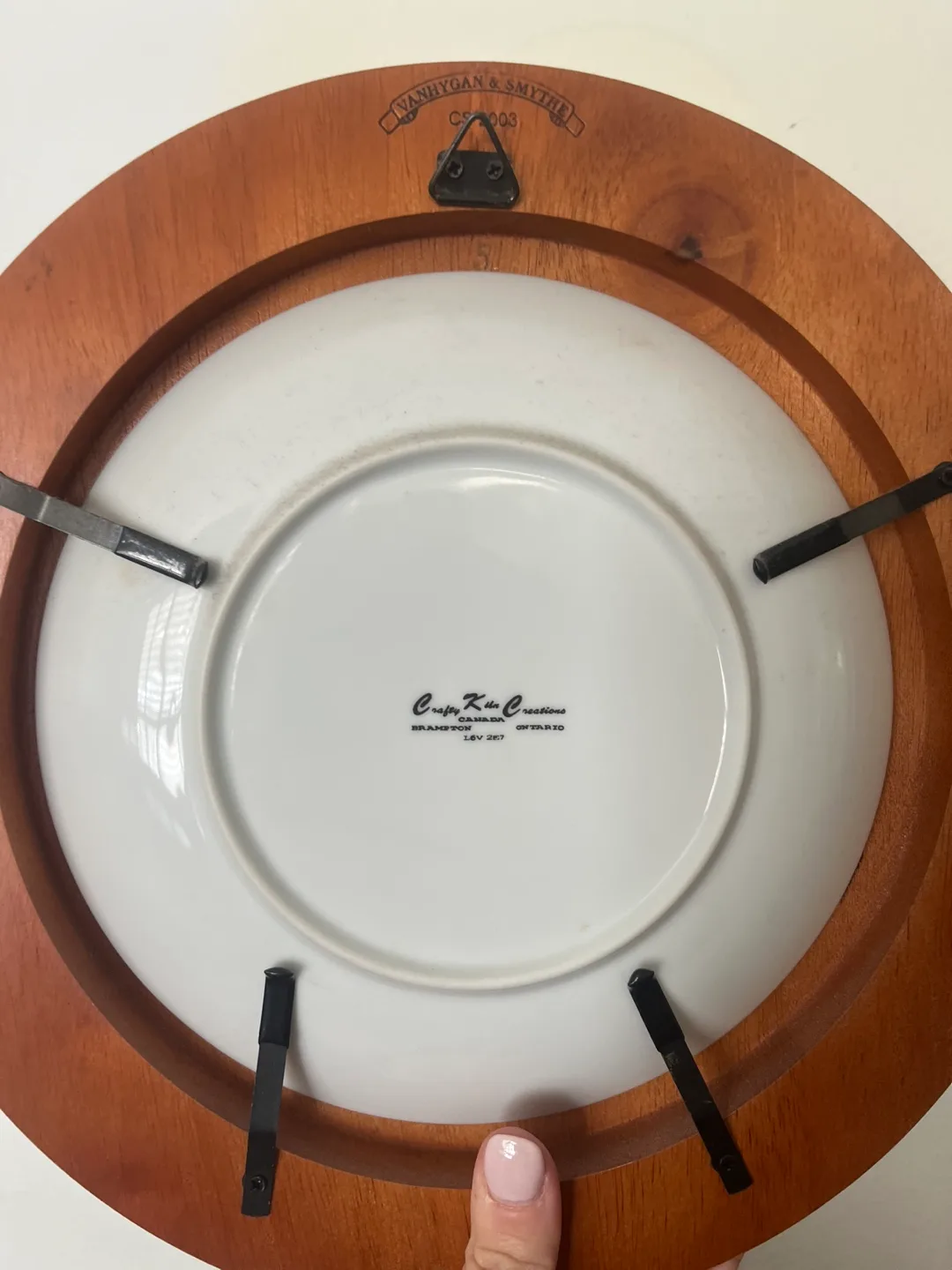 Vintage Collectible Mom Plate with Poem and Wooden Frame image indicator(2)