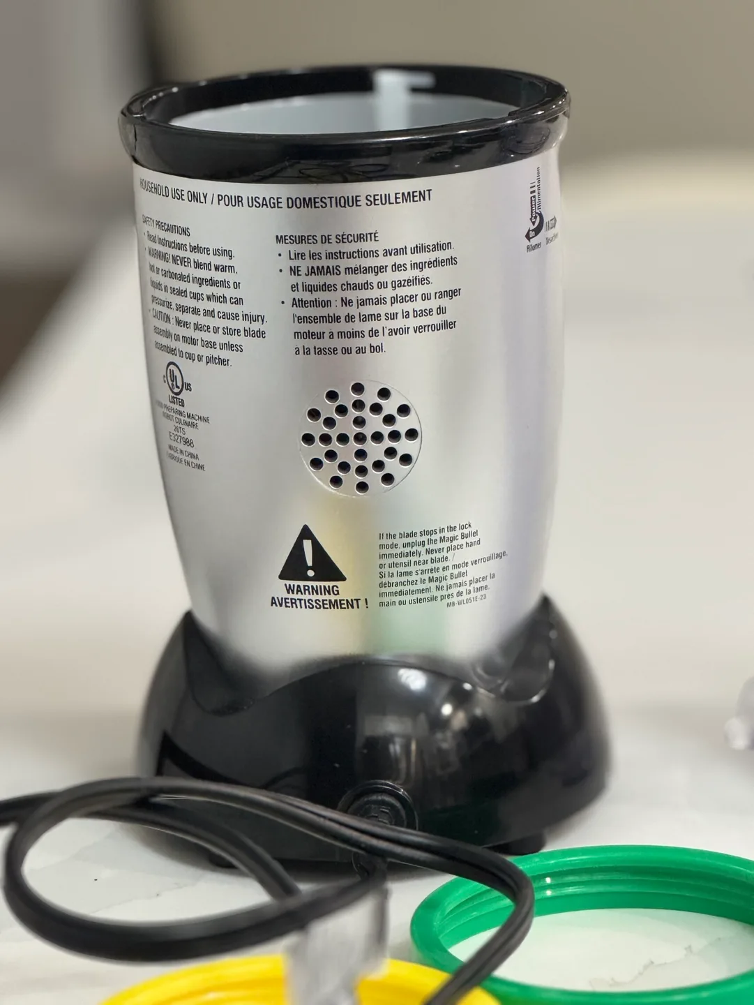 Magic Bullet Blender with Extra Cups and Lids image indicator(3)