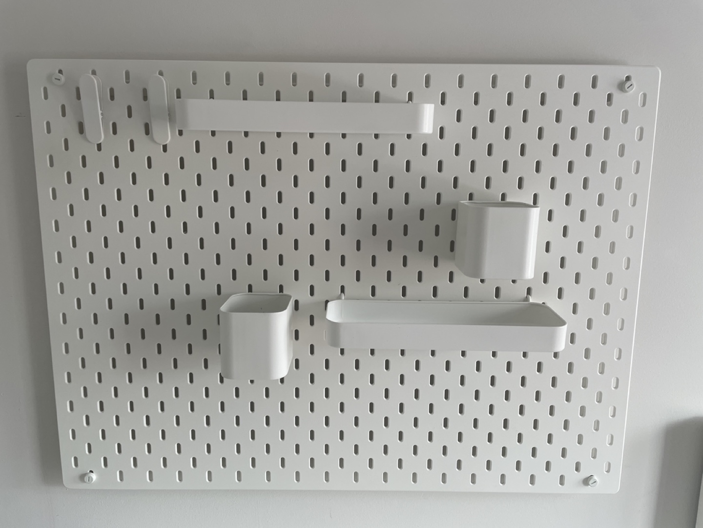IKEA MICKE Desk, Chair & SKADIS Pegboard - photo 2
