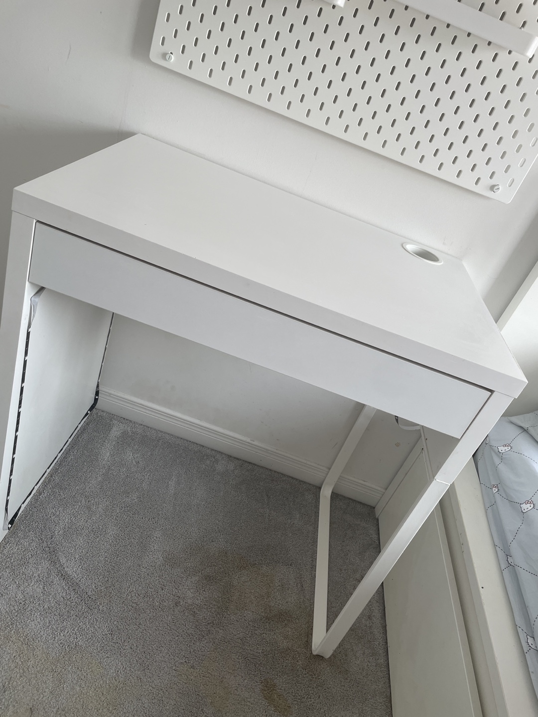 IKEA MICKE Desk, Chair & SKADIS Pegboard - photo 4
