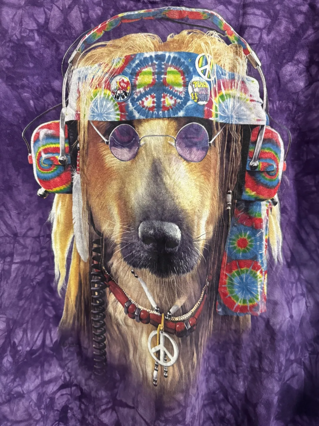 The Mountain Hippie Dog Purple Tie Dye (XL) image indicator(2)