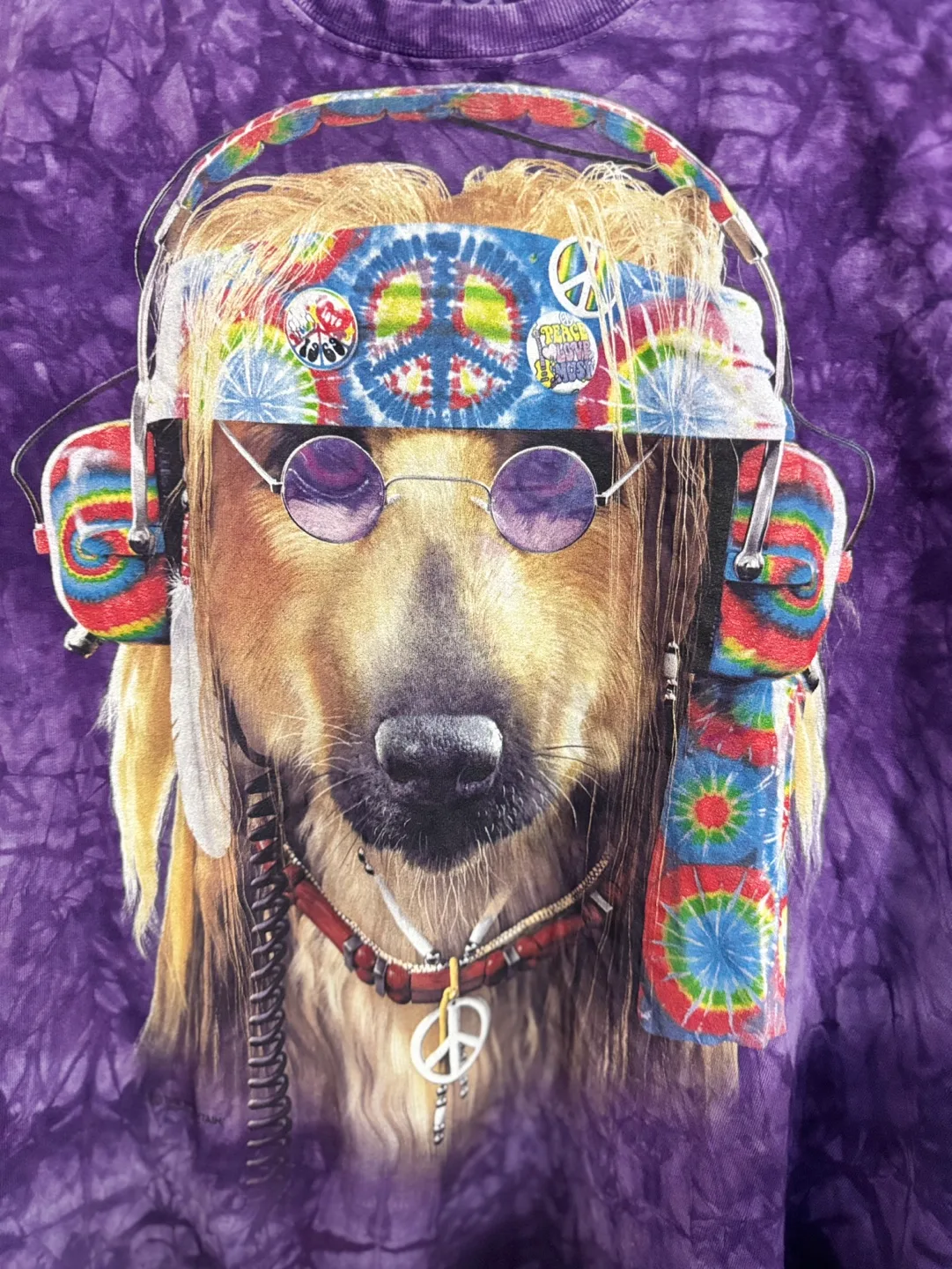 The Mountain Hippie Dog Purple Tie Dye (XL) image indicator(6)