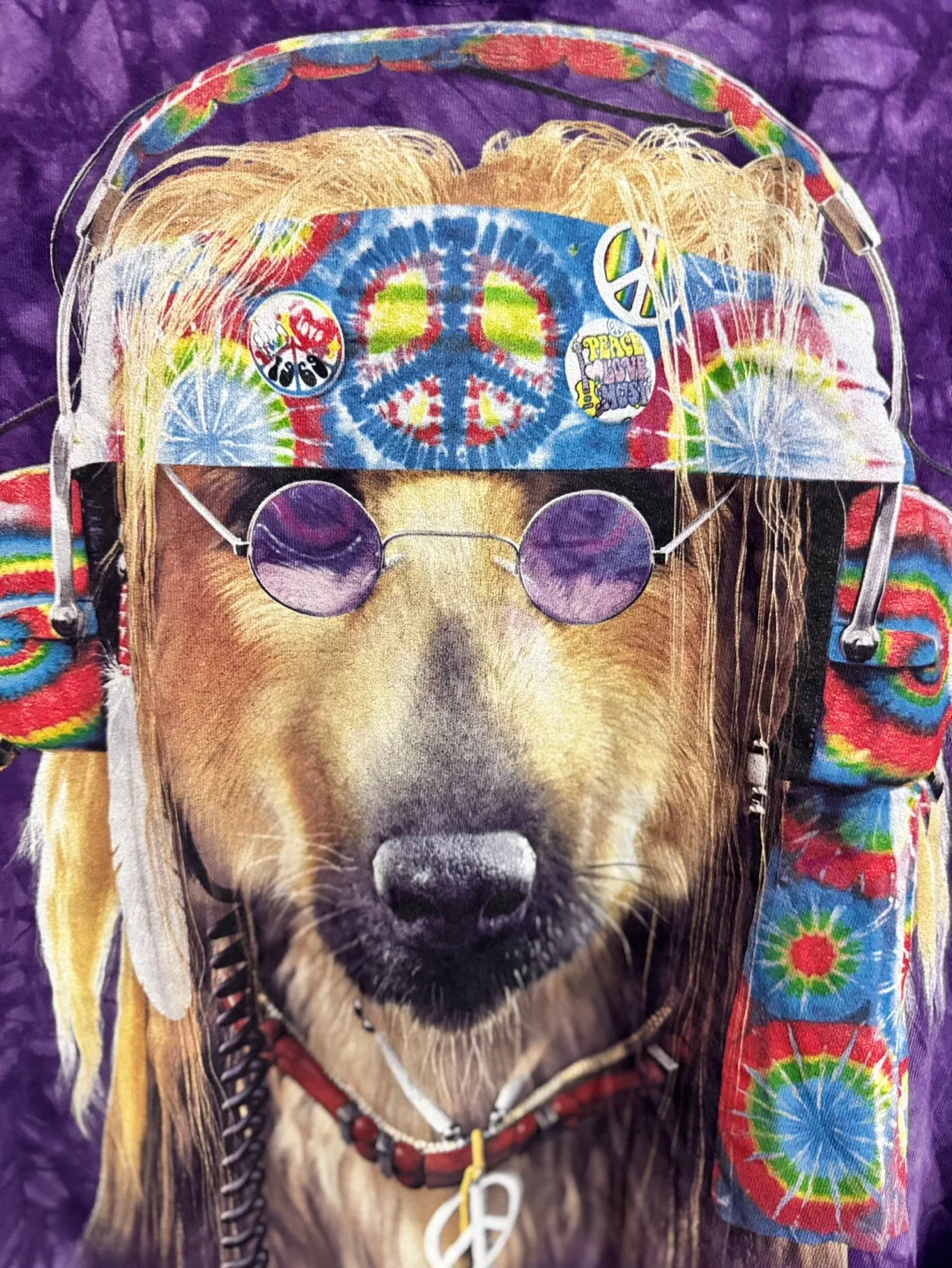The Mountain Hippie Dog Purple Tie Dye (XL) image indicator(7)