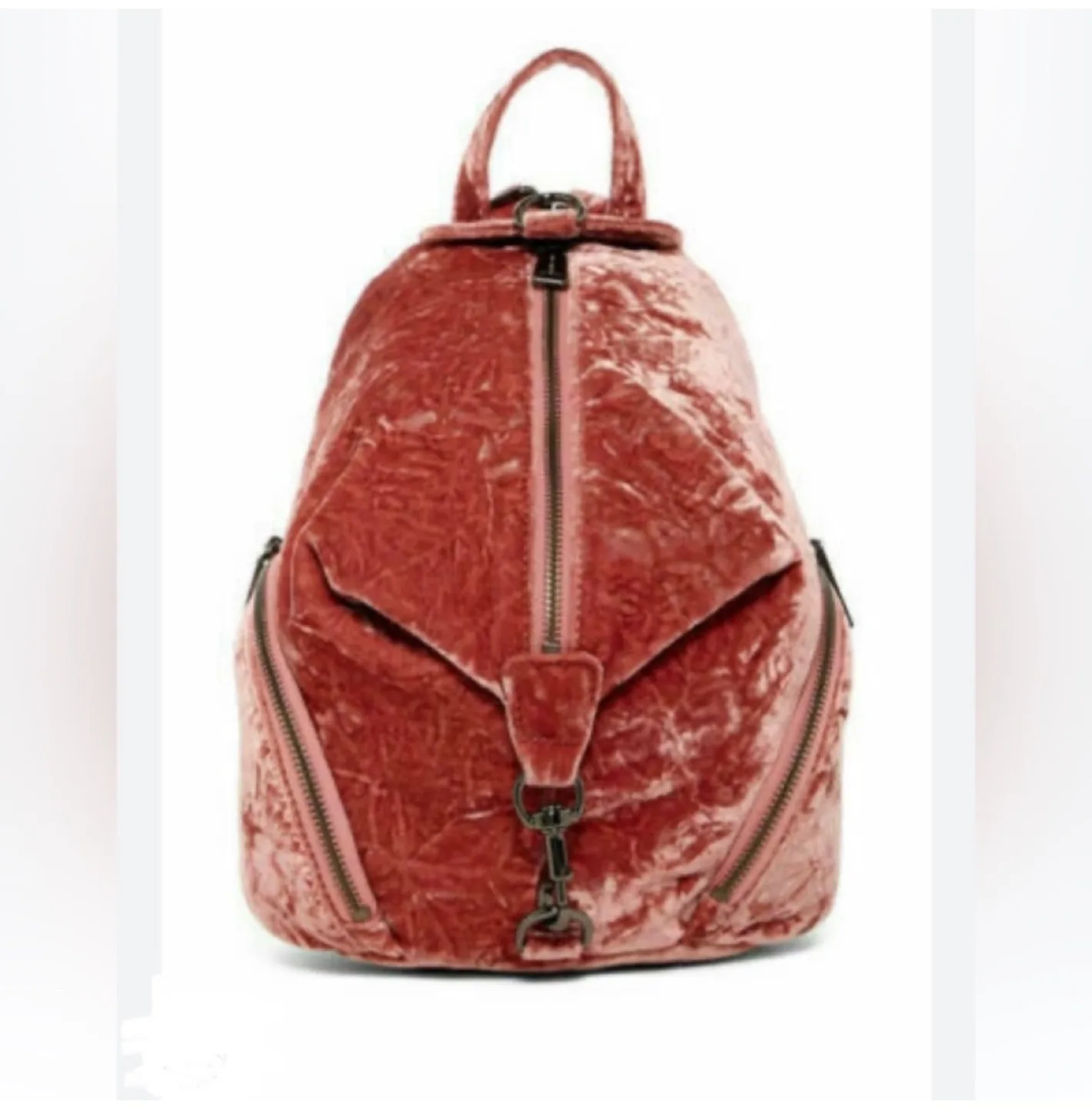 Rebecca Minkoff Pink Velvet Backpack image indicator(2)