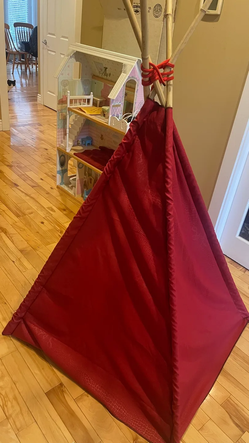 Kids Red Play Teepee image indicator(2)